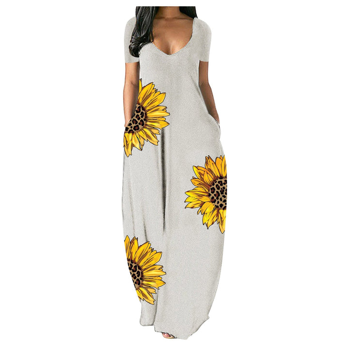 Easy Fit Bloemenpatroon Jurk