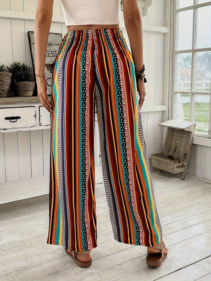 Casual Broek met Streepprint