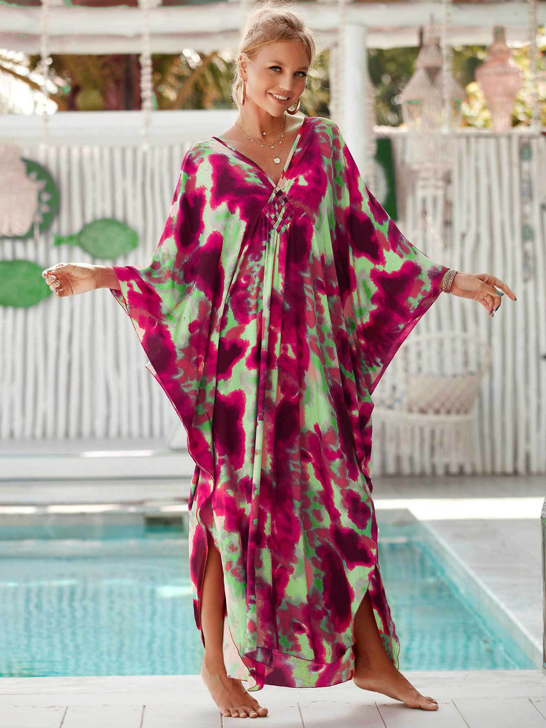 Dusk Mirage Long Dress met moeiteloze elegantie