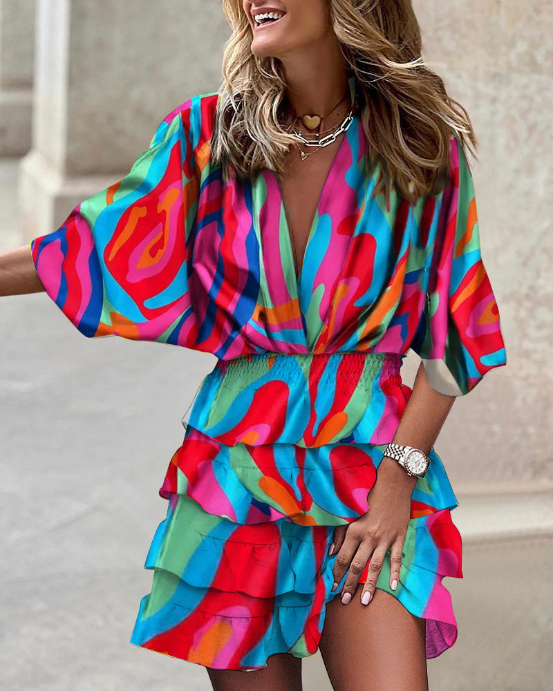 Chic Tunic Dress met klassieke V-hals