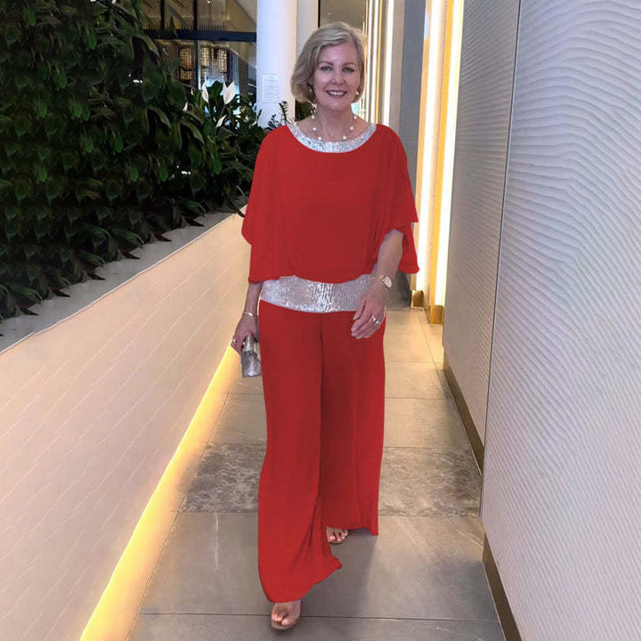 Chic Sequin Suit met een verfijnde glans