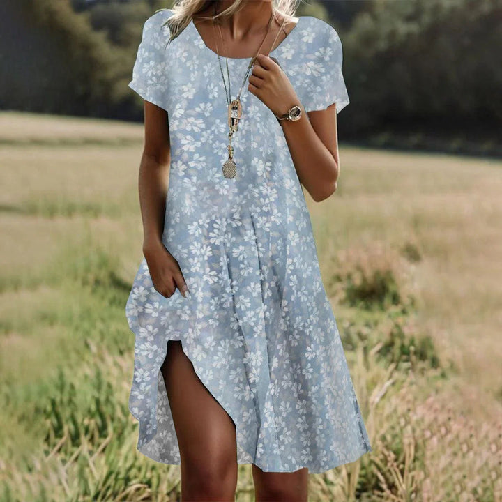 Artistieke Bohemian Midi-jurk