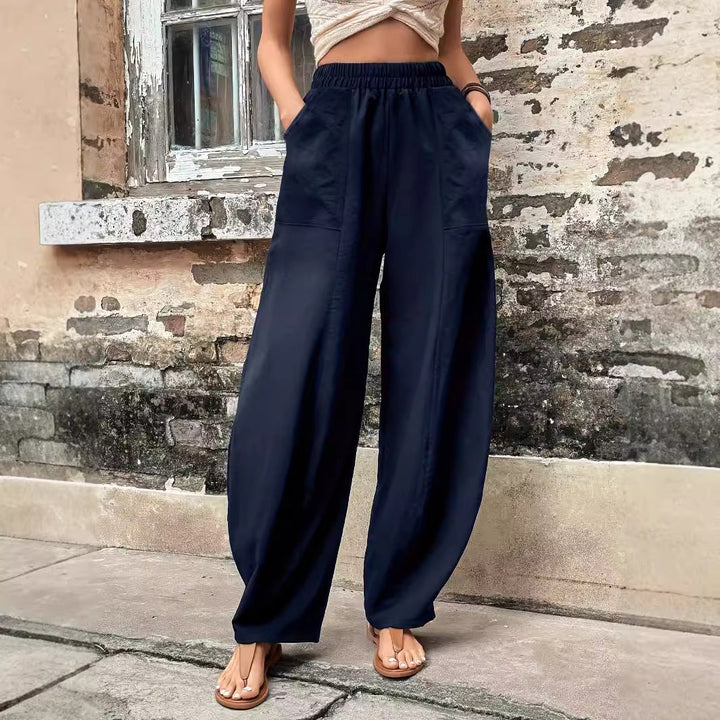 Cargo broek met elastische taille