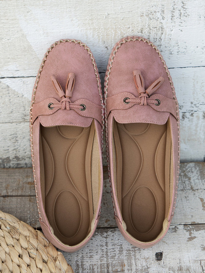 Pluche zachte mocassins voor ontspannen dragen