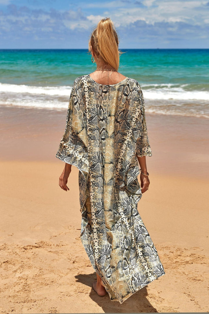 Sandy Drift Maxi Dress met Beachy Flow