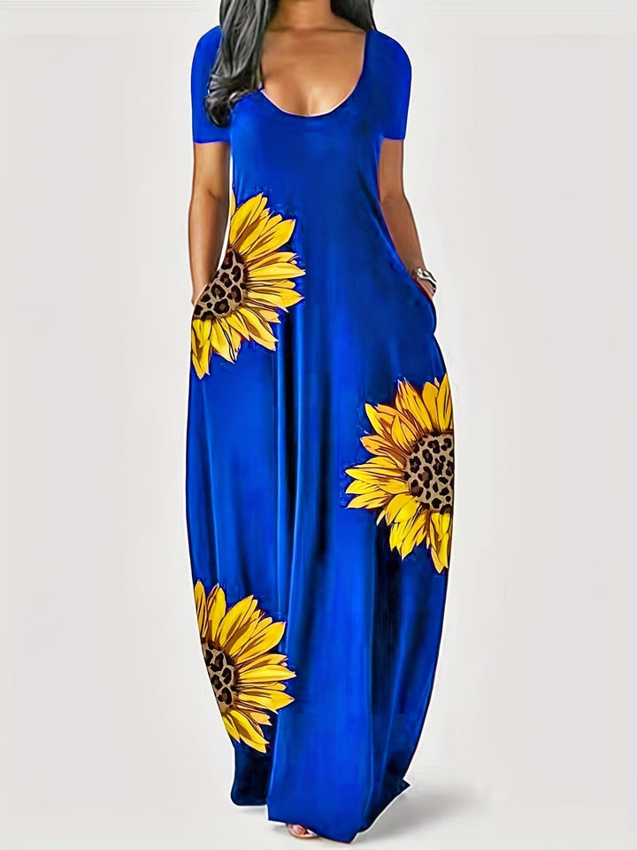 Easy Fit Bloemenpatroon Jurk