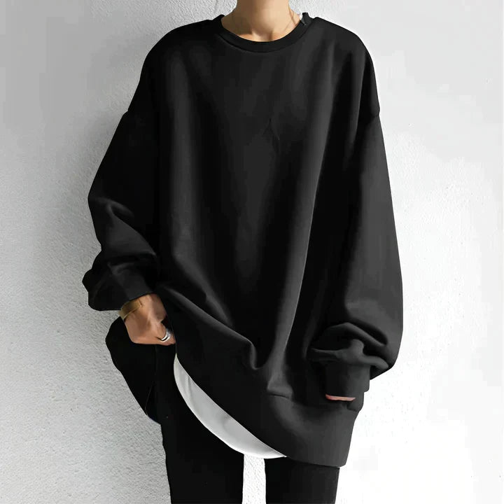 Oversized ronde hals sweatshirt voor dames