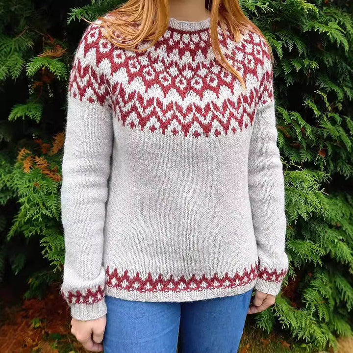 Loose Fashion Gebreide Pullover Trui