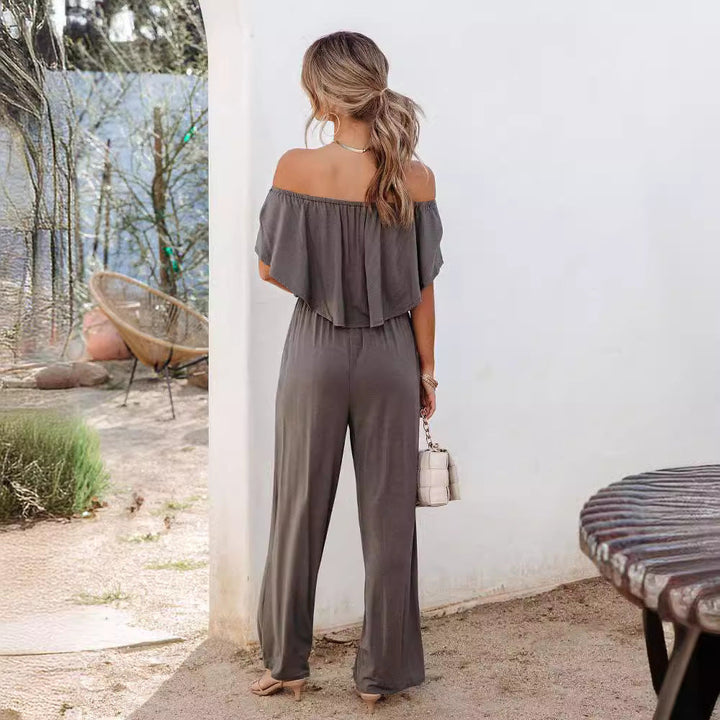 Casual One Shoulder Jumpsuit voor dames