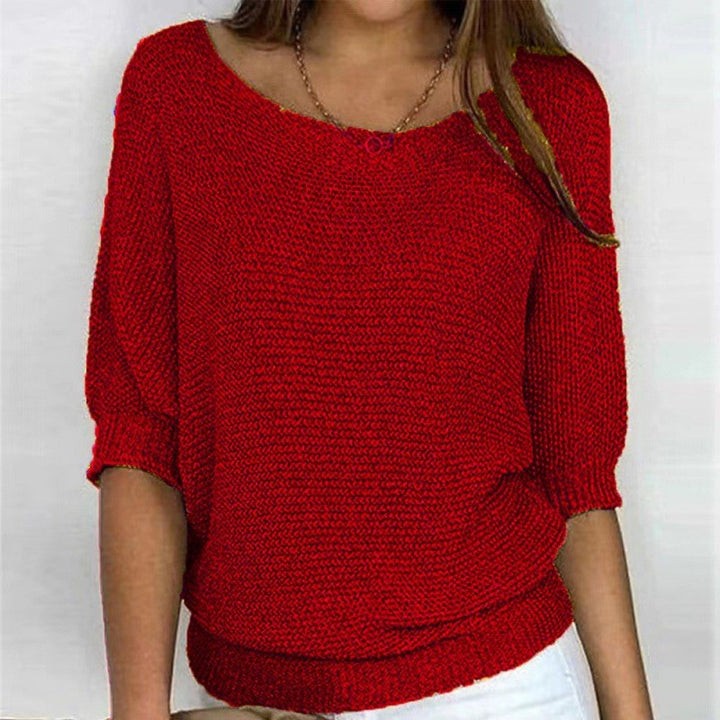 Relaxed Ribgebreide Lounge Top