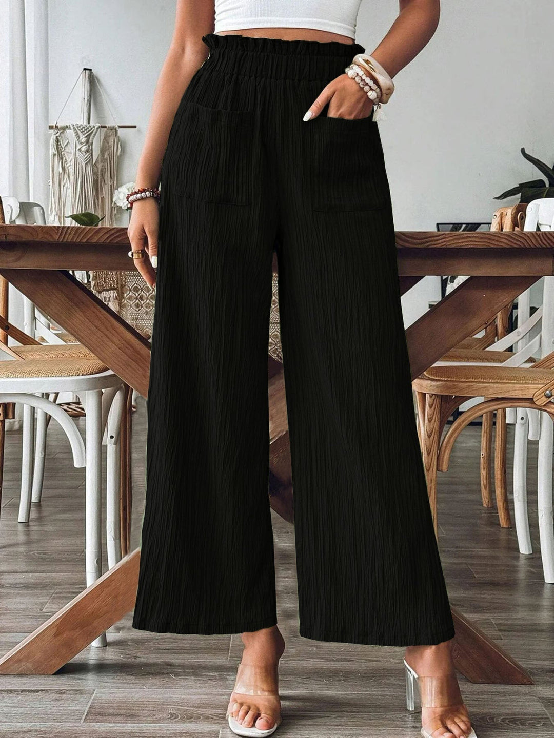 Casual rechte pijp pantalon