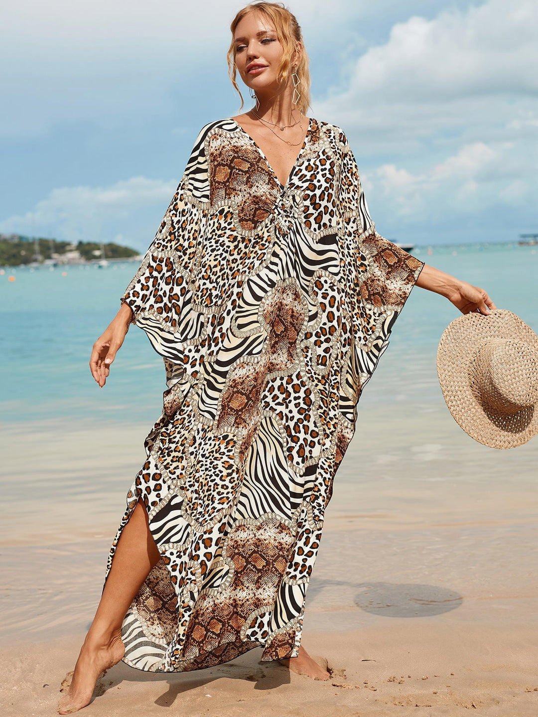 Elegante Loungejurk in Luxe Snake Design