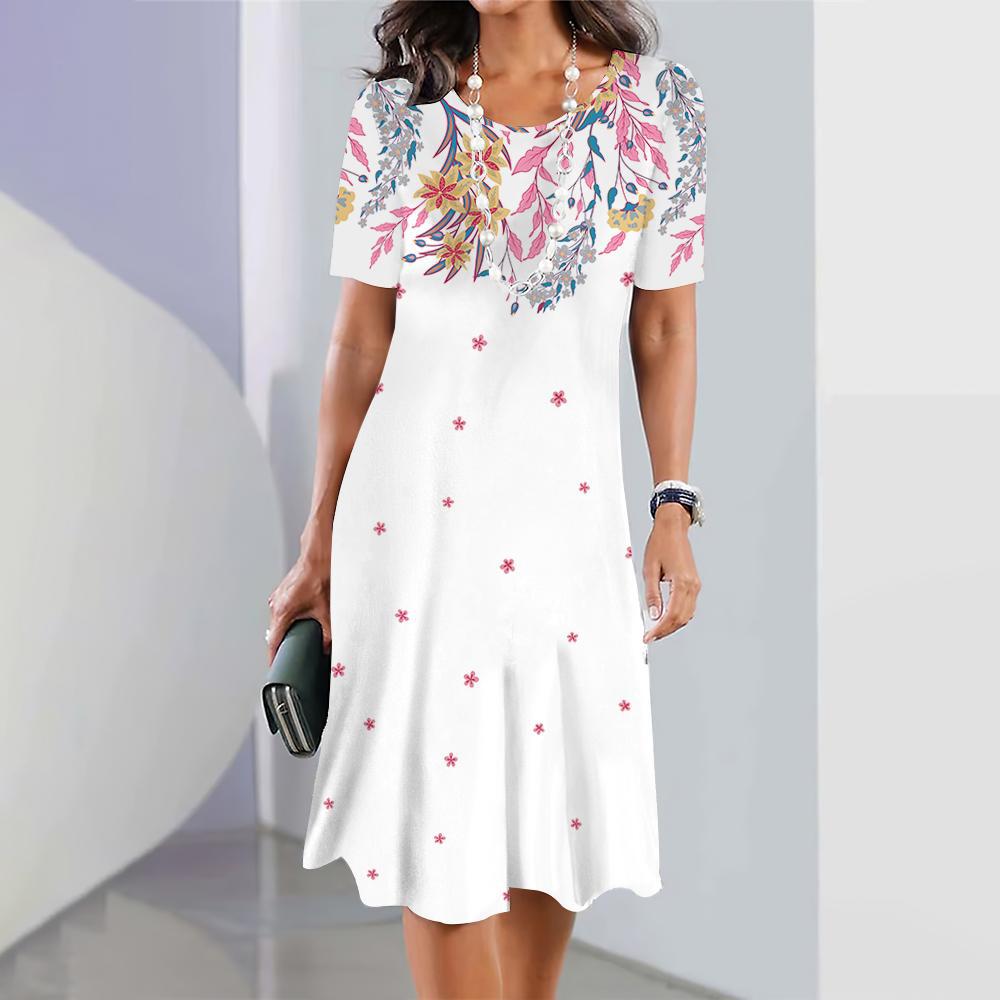 Soft Bloom Maxi Jurk