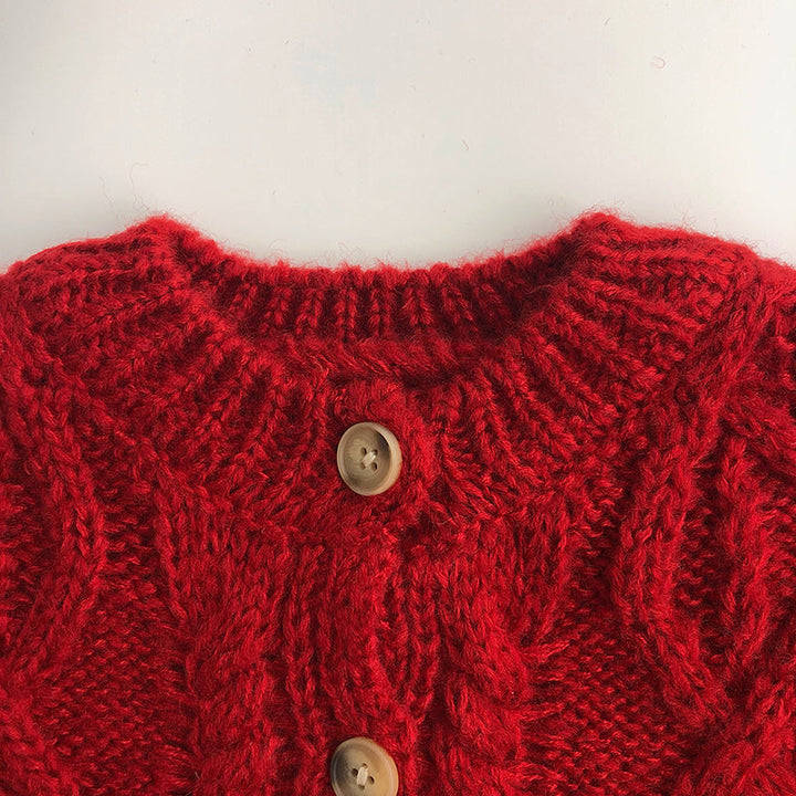 Comfortabele gebreide vest met relaxed fit