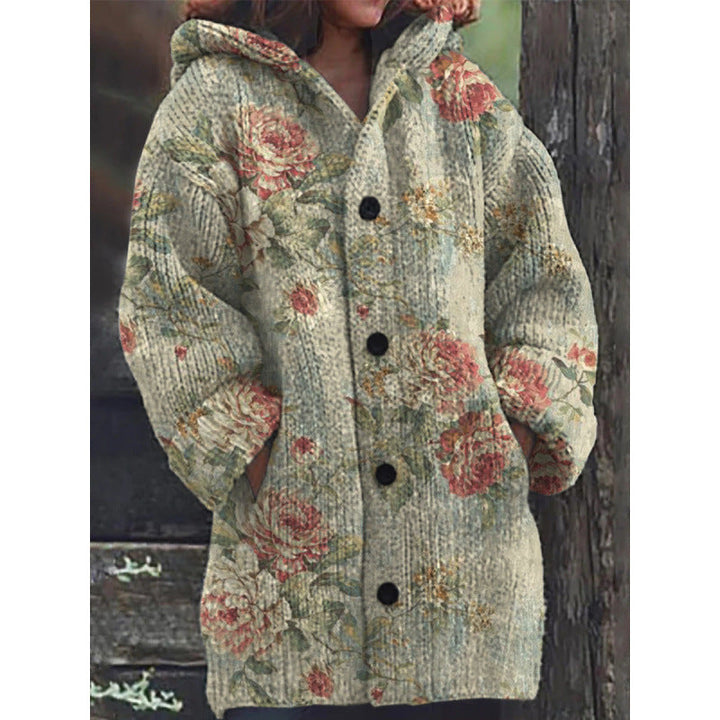 Contemporaine bloemenprint capejas