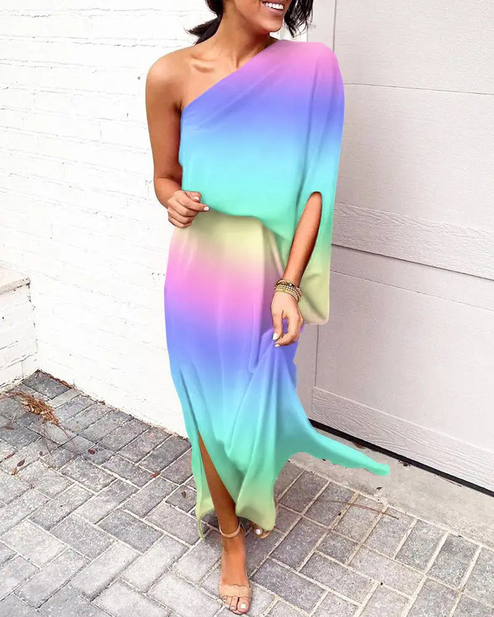 Bodycon jurk met één mouw