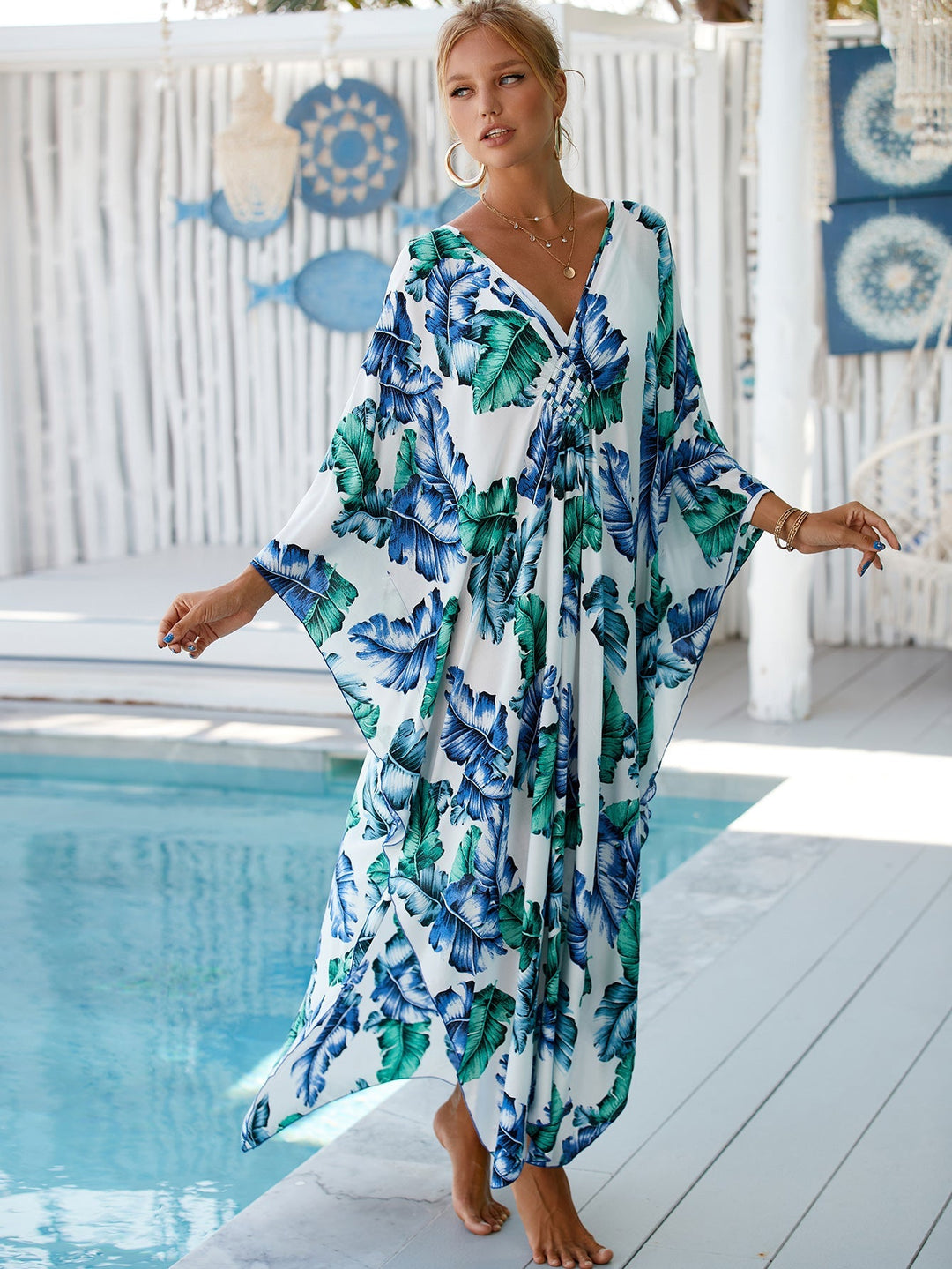 Wildflower Print Wrap Dress met een zwierige pasvorm