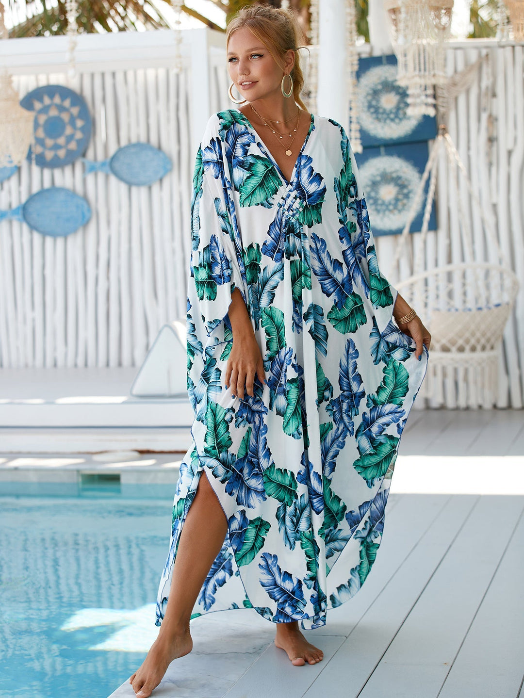 Wildflower Print Wrap Dress met een zwierige pasvorm