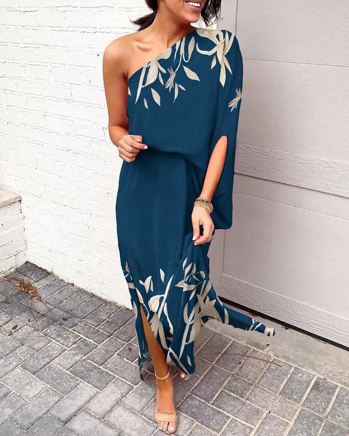 Bodycon jurk met één mouw