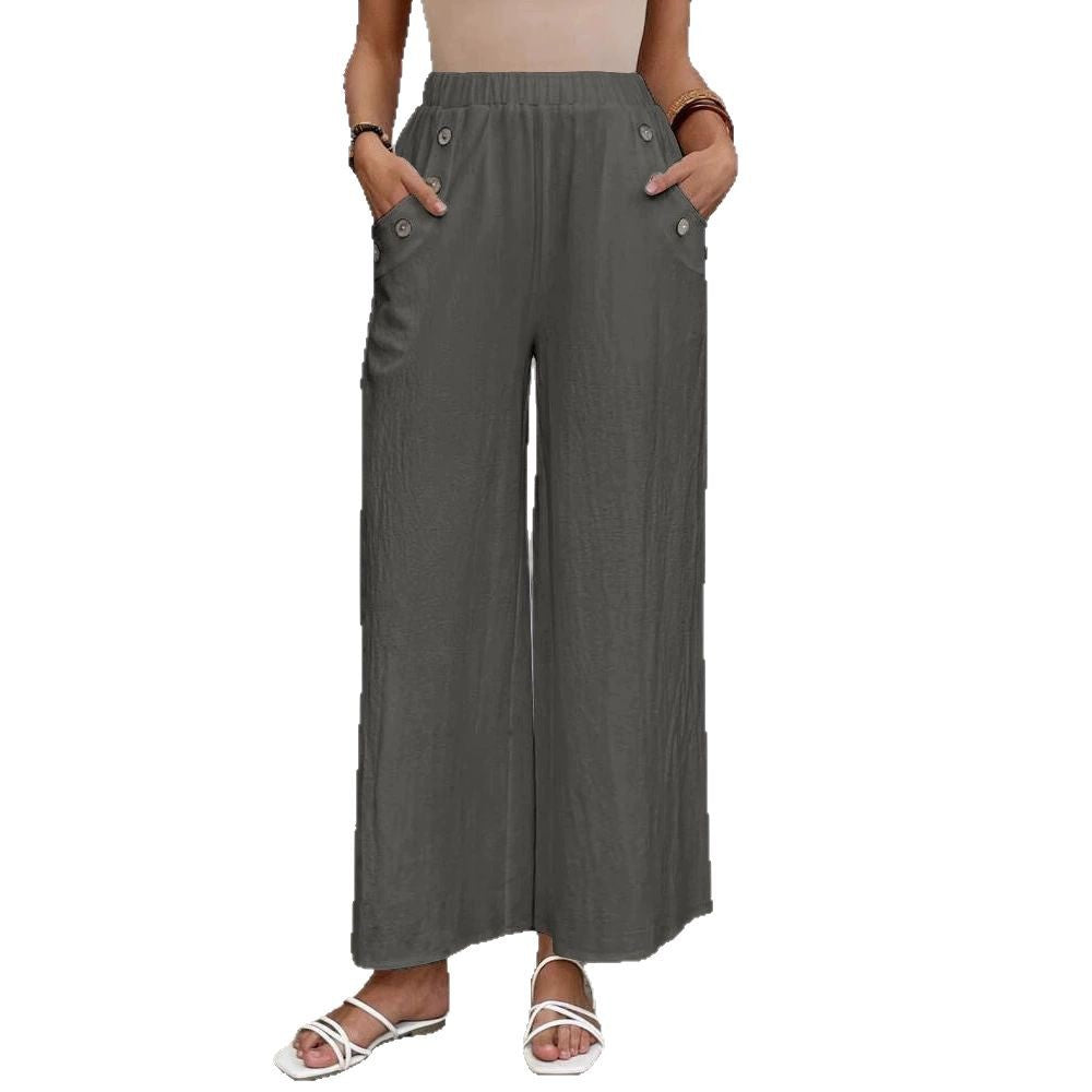 Casual Loose Trousers met elastische taille