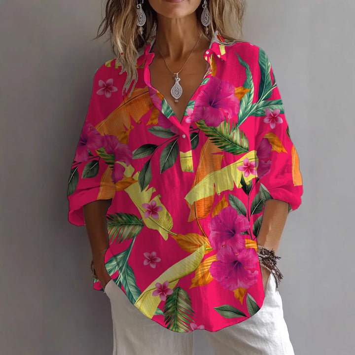 Printed Top with Airy Loose Design