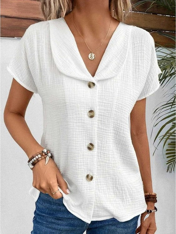 Chique zwierige zomerblouse voor een moeiteloze stijl