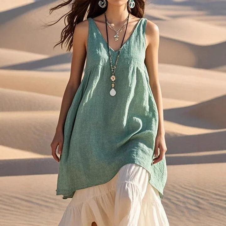 Comfy Drape Relaxed Style Jurk