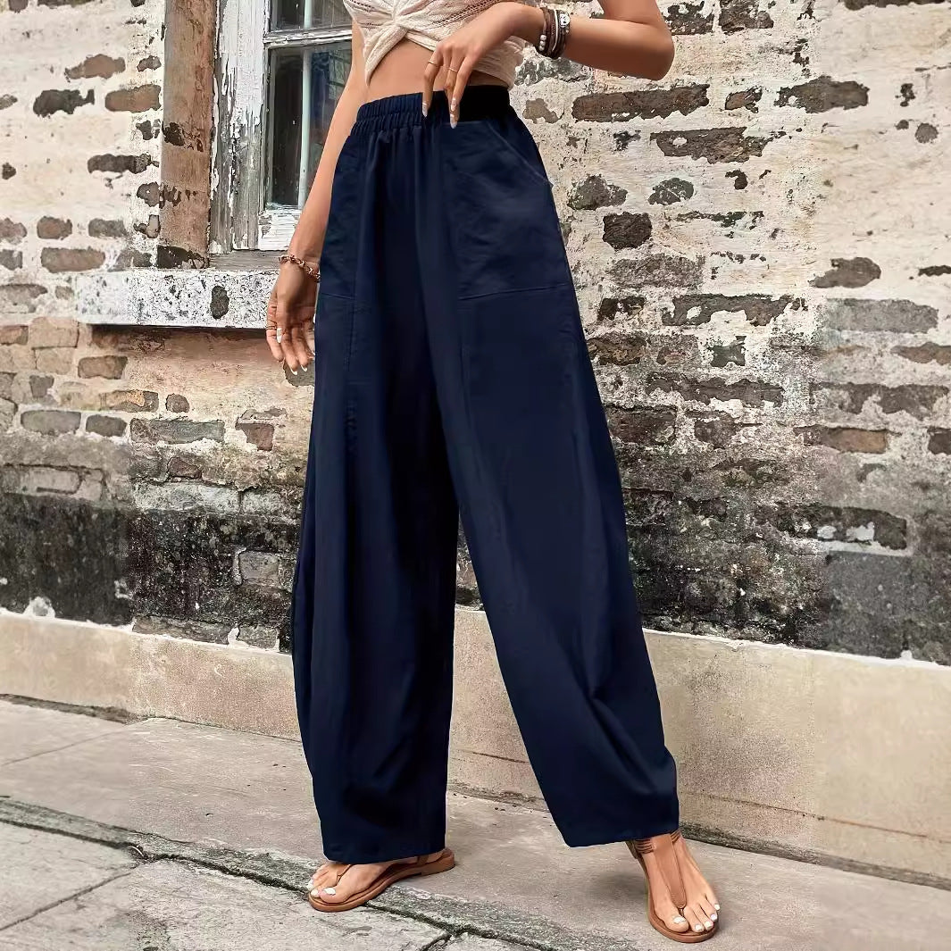 Cargo broek met elastische taille
