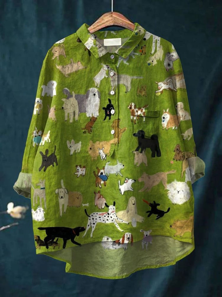 Bluey Graphic Tee met hondillustratie