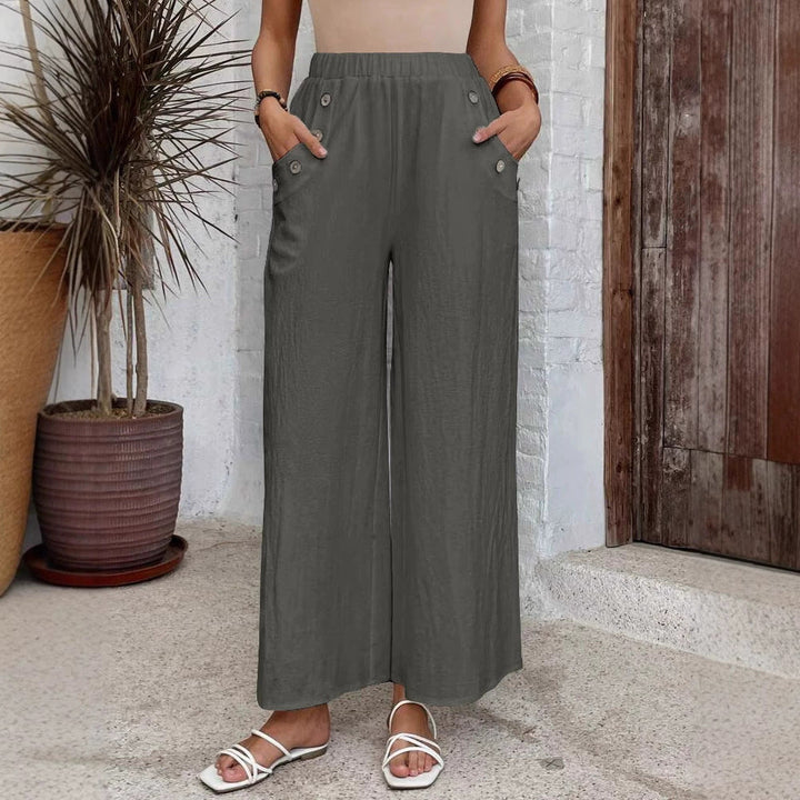 Casual Loose Trousers met elastische taille