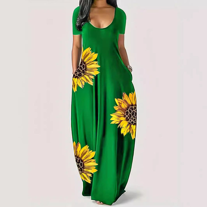 Easy Fit Bloemenpatroon Jurk