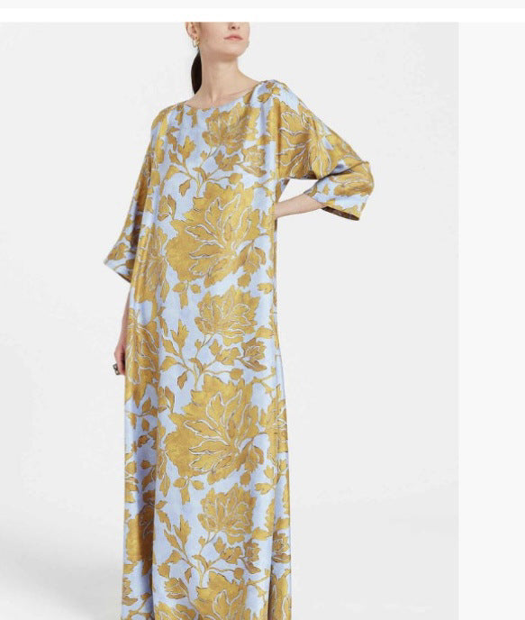 Trendy Midi-jurk met bloemenprint