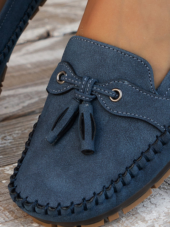 Pluche zachte mocassins voor ontspannen dragen