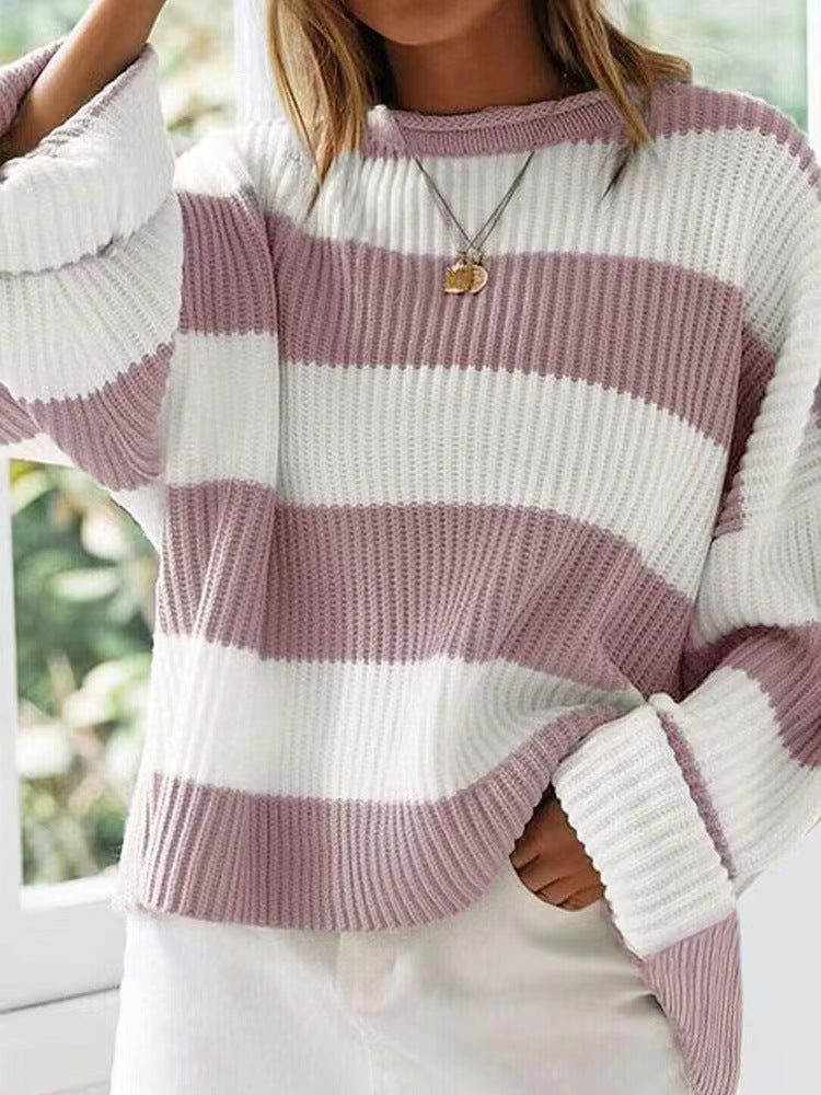 Loose Sweater met Trumpet Sleeves voor dames