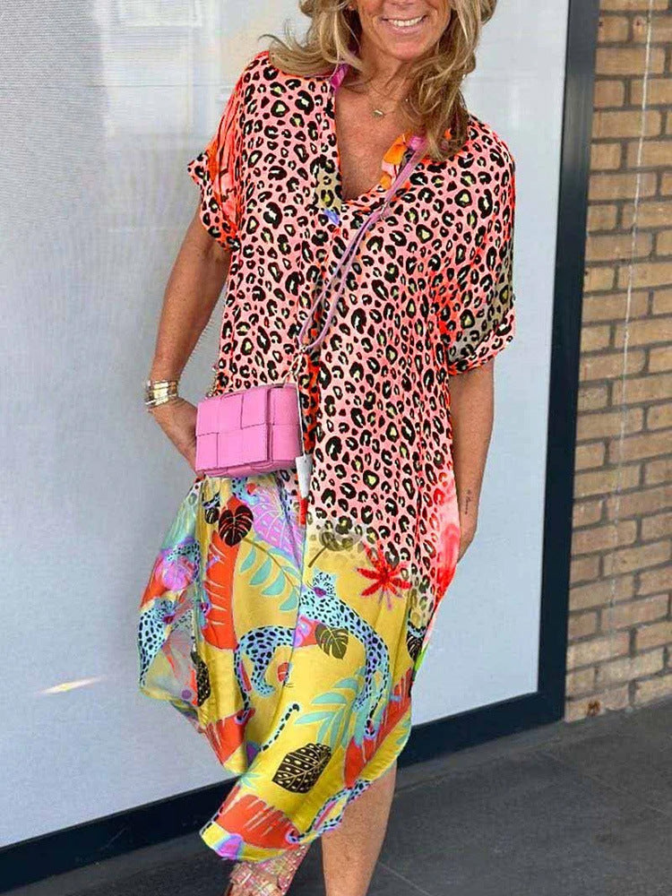 Lichte Vibe jurk met print