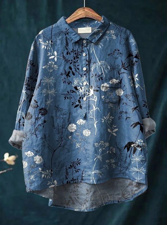 Chique bloemenblouse met trendy stijl