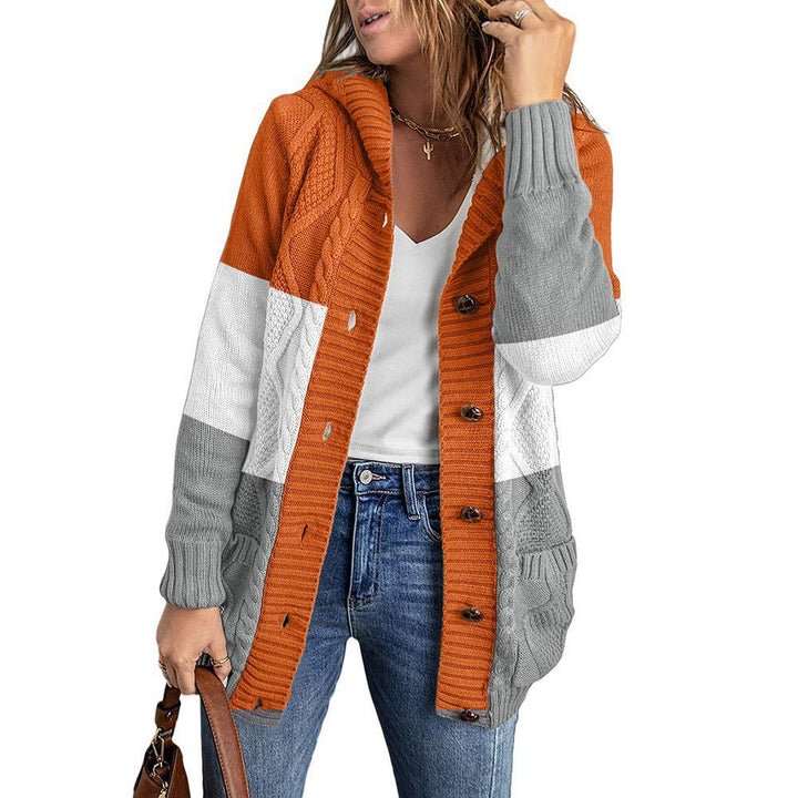 Dames langemouw knit cardigan met knoopjes