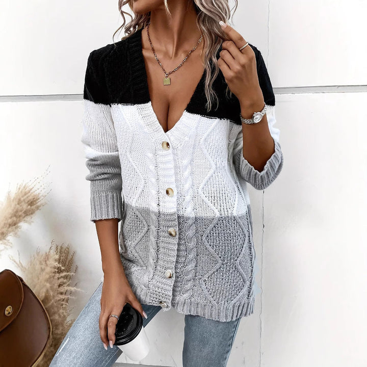 Openvallende cardigan voor dames