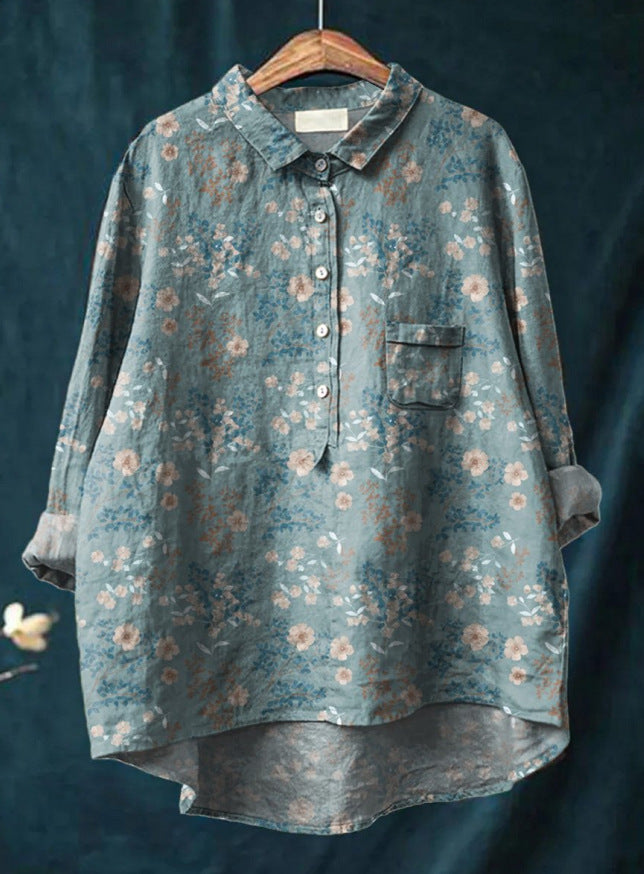Chique bloemenblouse met trendy stijl