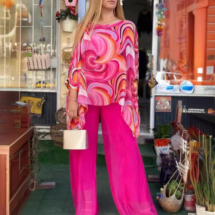 Loszittende Chiffon Set