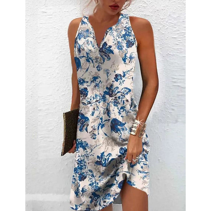 Floral Print Long Dress voor dames
