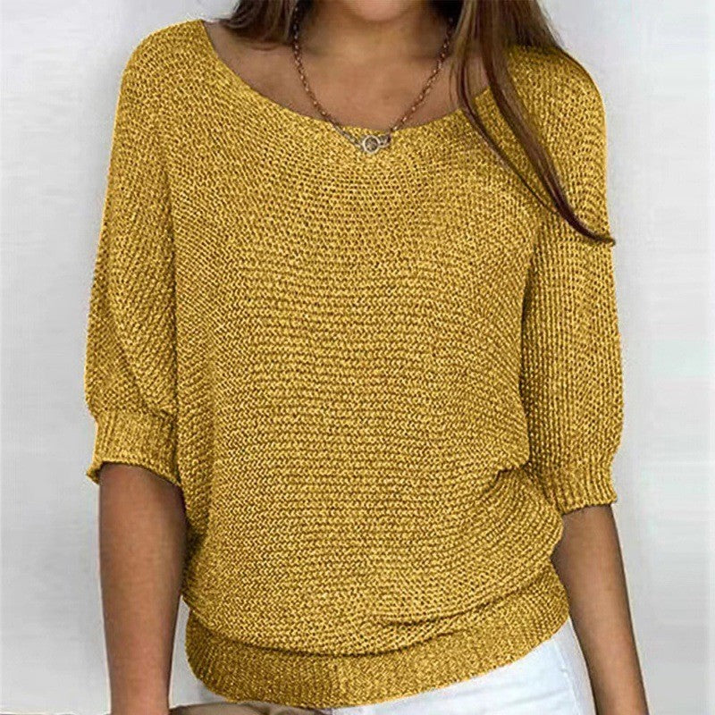 Relaxed Ribgebreide Lounge Top