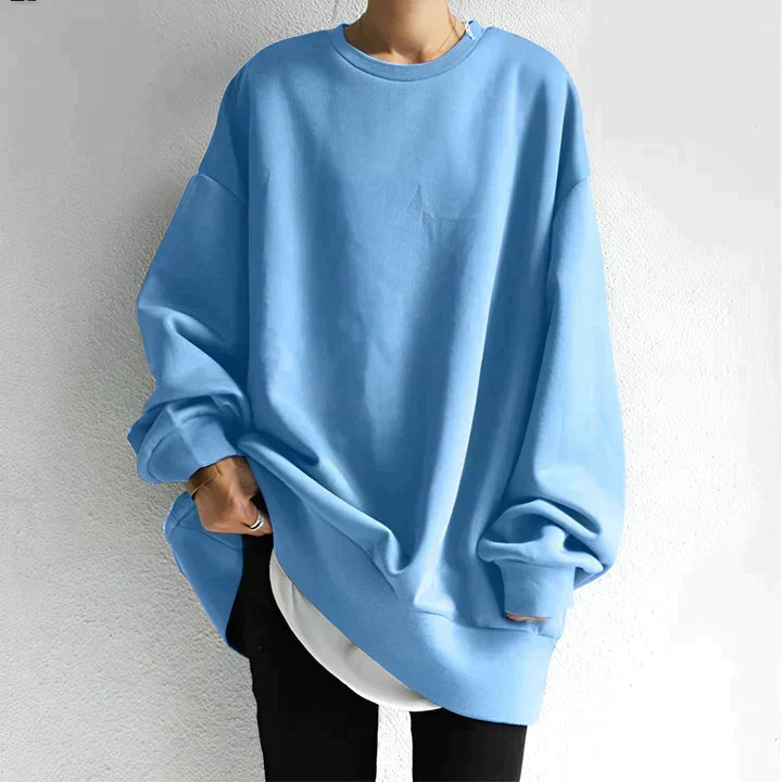 Oversized ronde hals sweatshirt voor dames