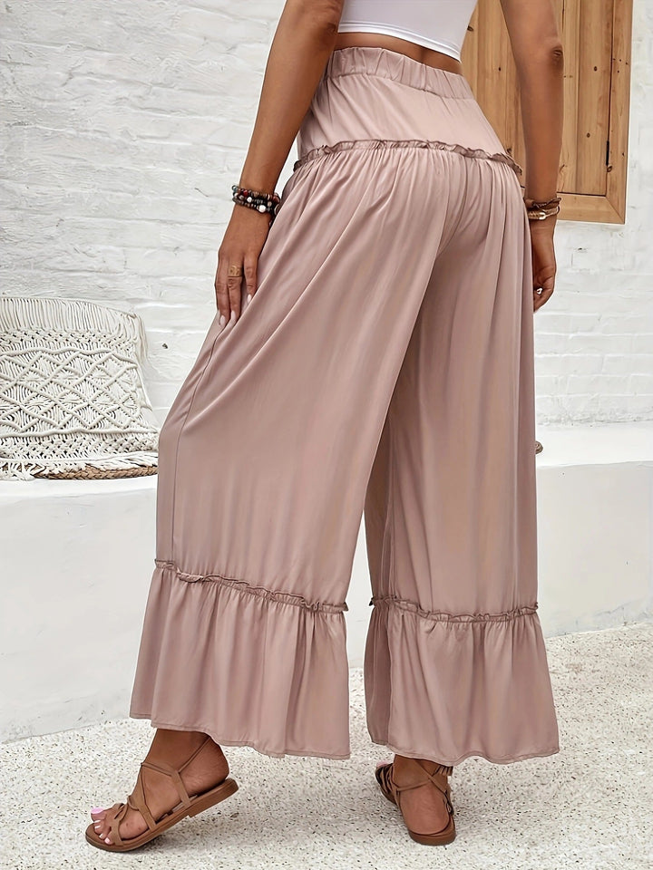 Comfy High Waist Casual Broek