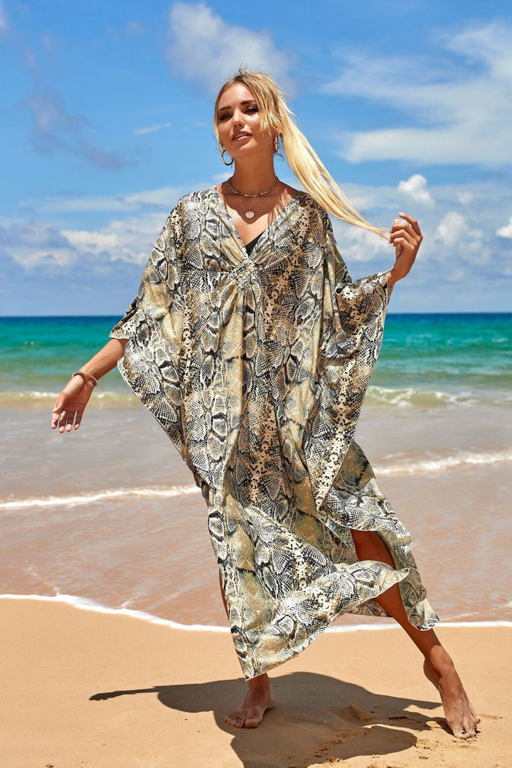 Sandy Drift Maxi Dress met Beachy Flow
