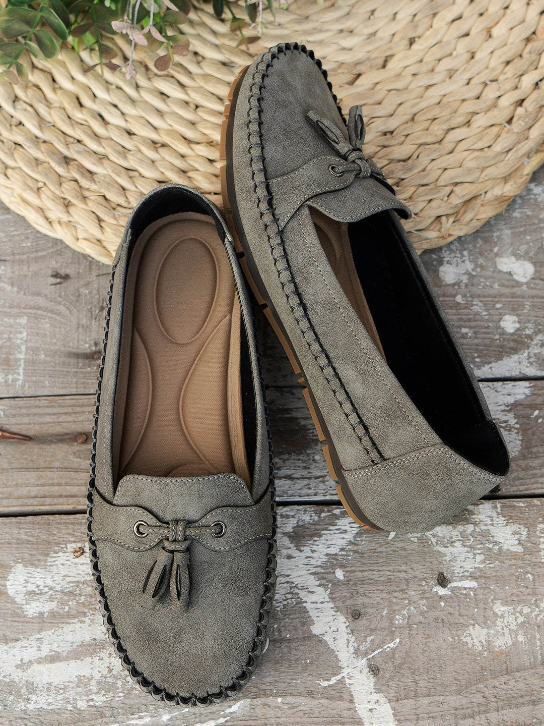 Pluche zachte mocassins voor ontspannen dragen