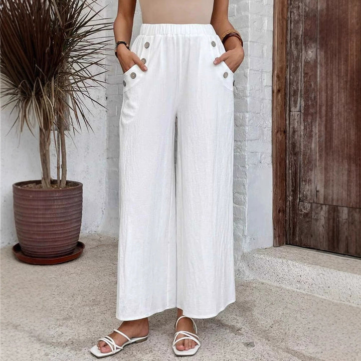 Casual Loose Trousers met elastische taille
