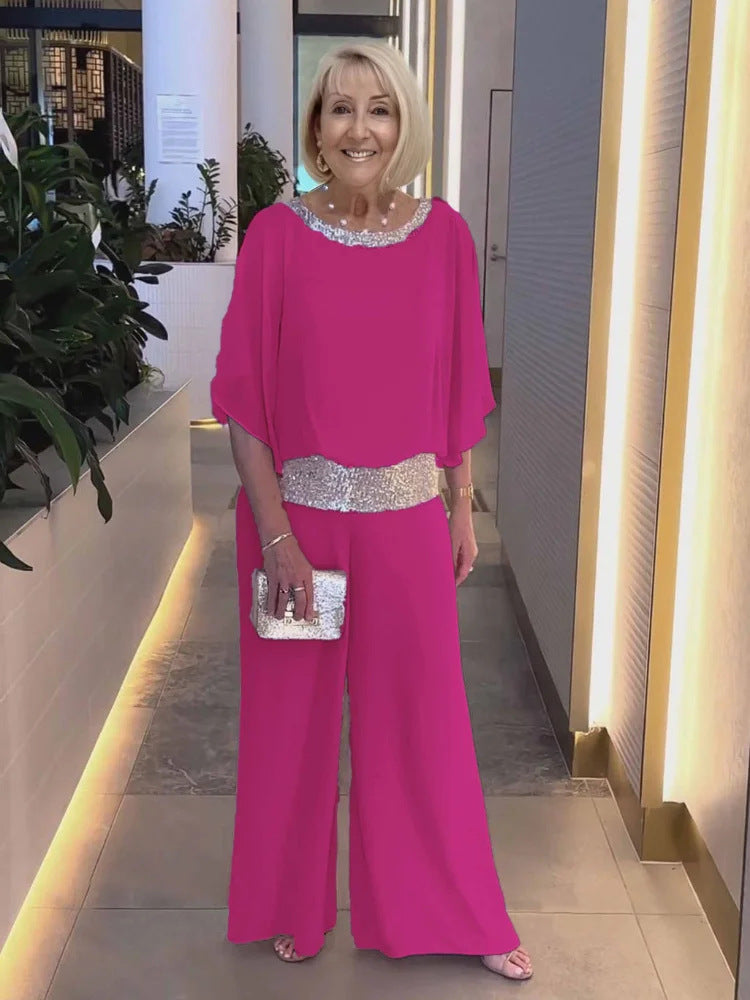 Chic Sequin Suit met een verfijnde glans