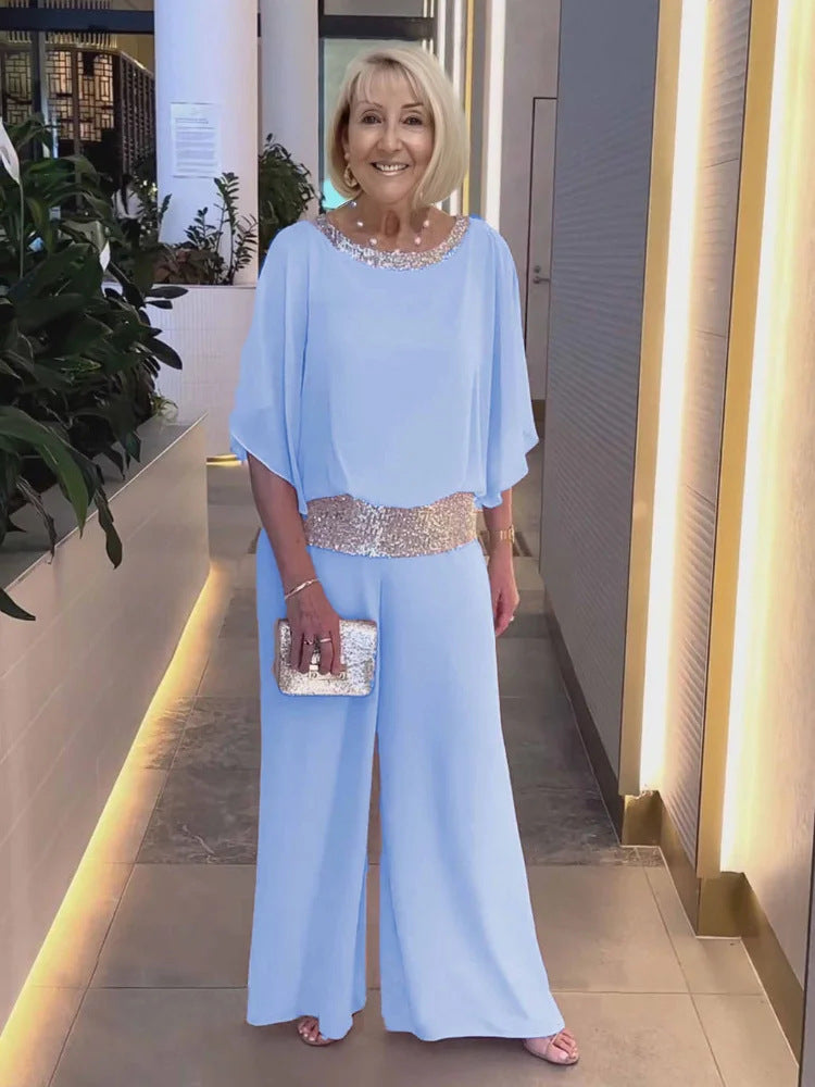 Chic Sequin Suit met een verfijnde glans