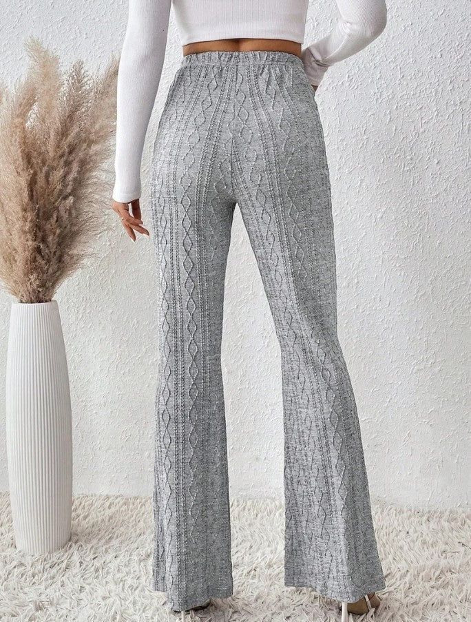 Stretch Flare Knit Pantalon